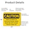Signmission Area In Front Of This Electrical Panel Must Be Kept Clear For At Least, 24 in W x Rectangle OS-2PACK-CS-A-1824-L-19110 - alternate 2